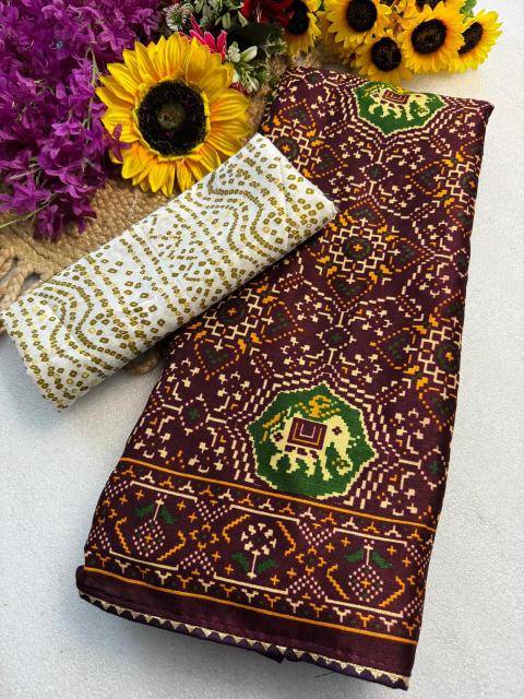Tulsi pashmina silk Indian saree wholesalers in Mumbai